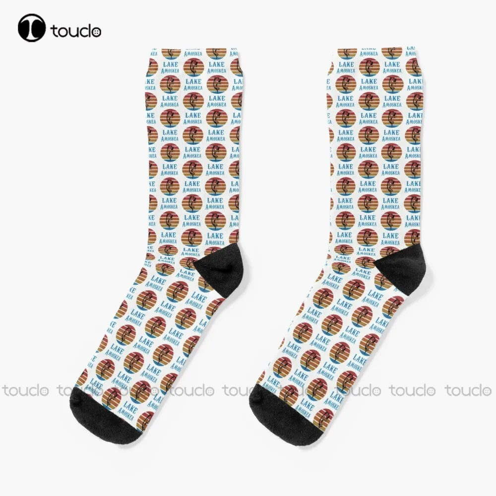 Fishing Socks - Amoskeag Lake Old School| Perfect Gift|Lake
