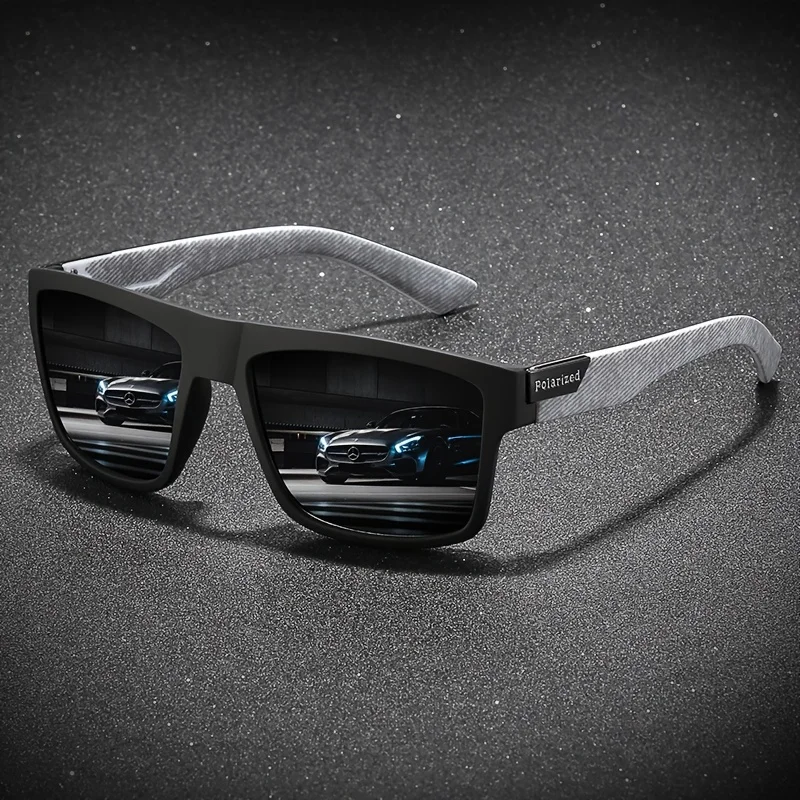Fishing Sunglasses Polarized - Fashion Vintage Square Polarized Sunglasses Men