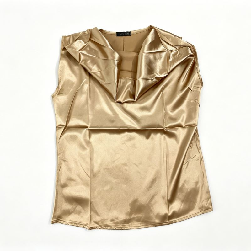 Fishing Vest - Spring and summer silky satin wave