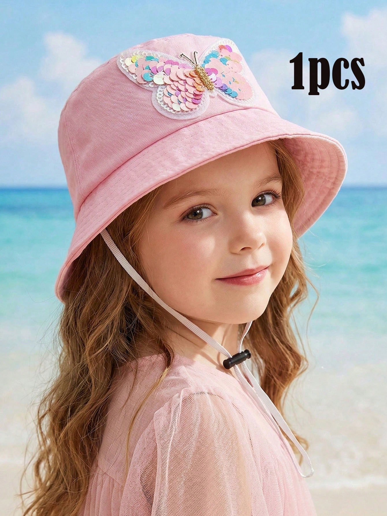 1pcs 3-8Y Girls Sequined Butte – Fishing Hat Bewertung und Preis