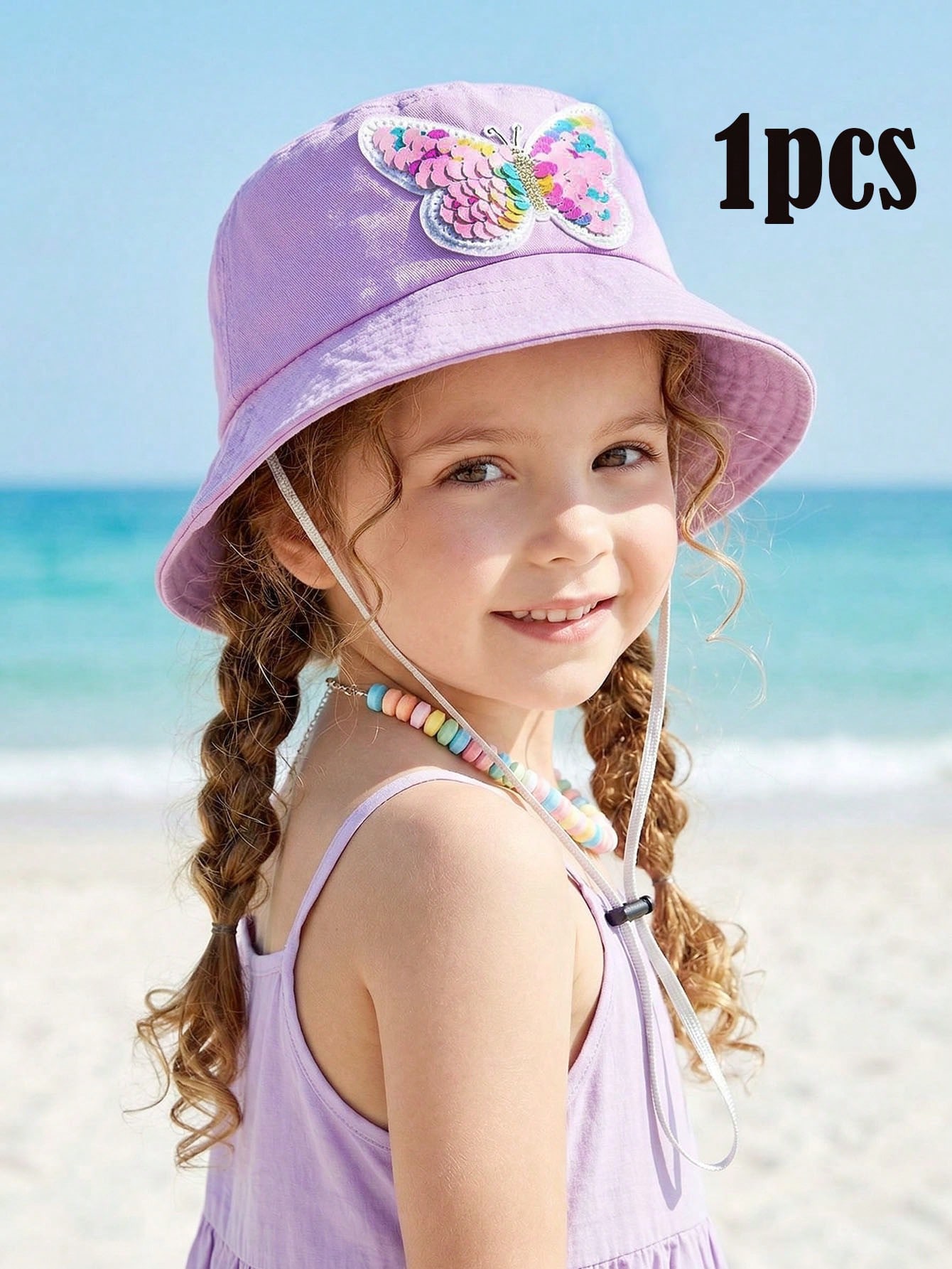 1pcs 3-8Y Girls Sequined Butte – Fishing Hat Bewertung und Preis