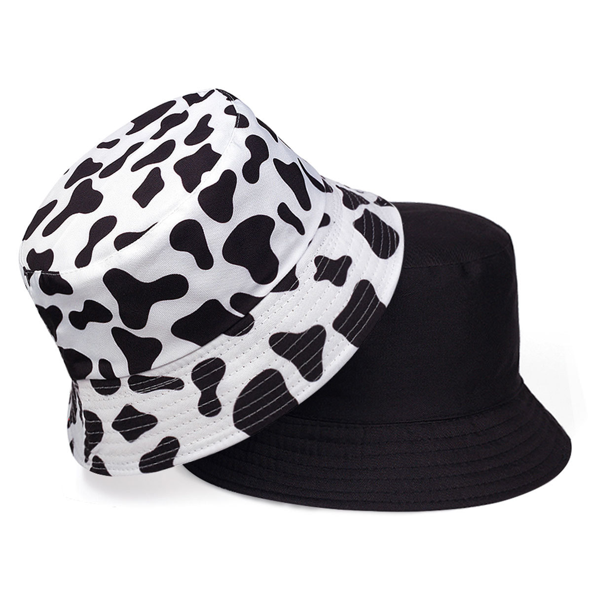 2025 Bucket Hat Dairy Cow Prin – Fishing Hat Bewertung und Preis