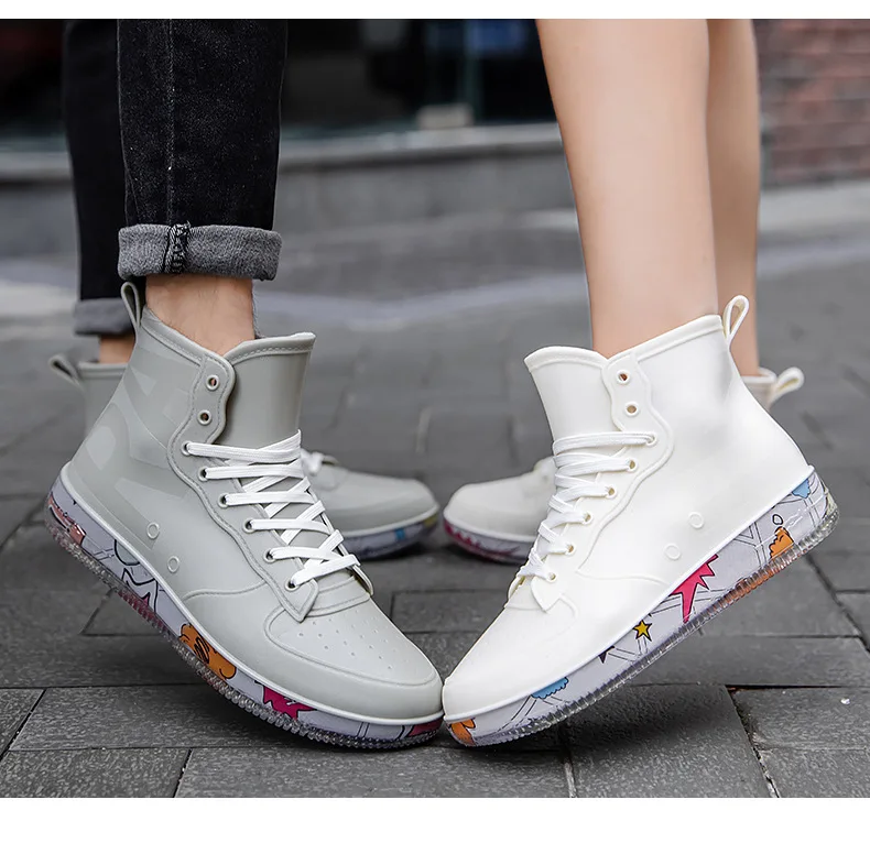Men Rain Boots Fashion Trendy  – Fishing Boots Bewertung und Preis