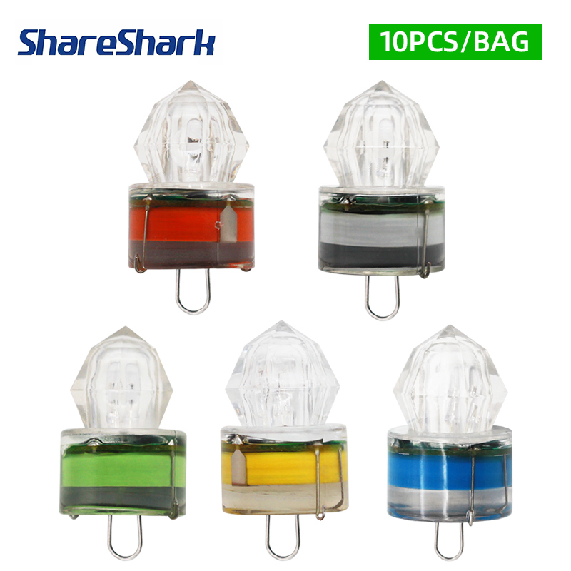 ShareShark 10pcs/bag LED Fishi – Fishing Bag Waterproof Bewertung und Preis