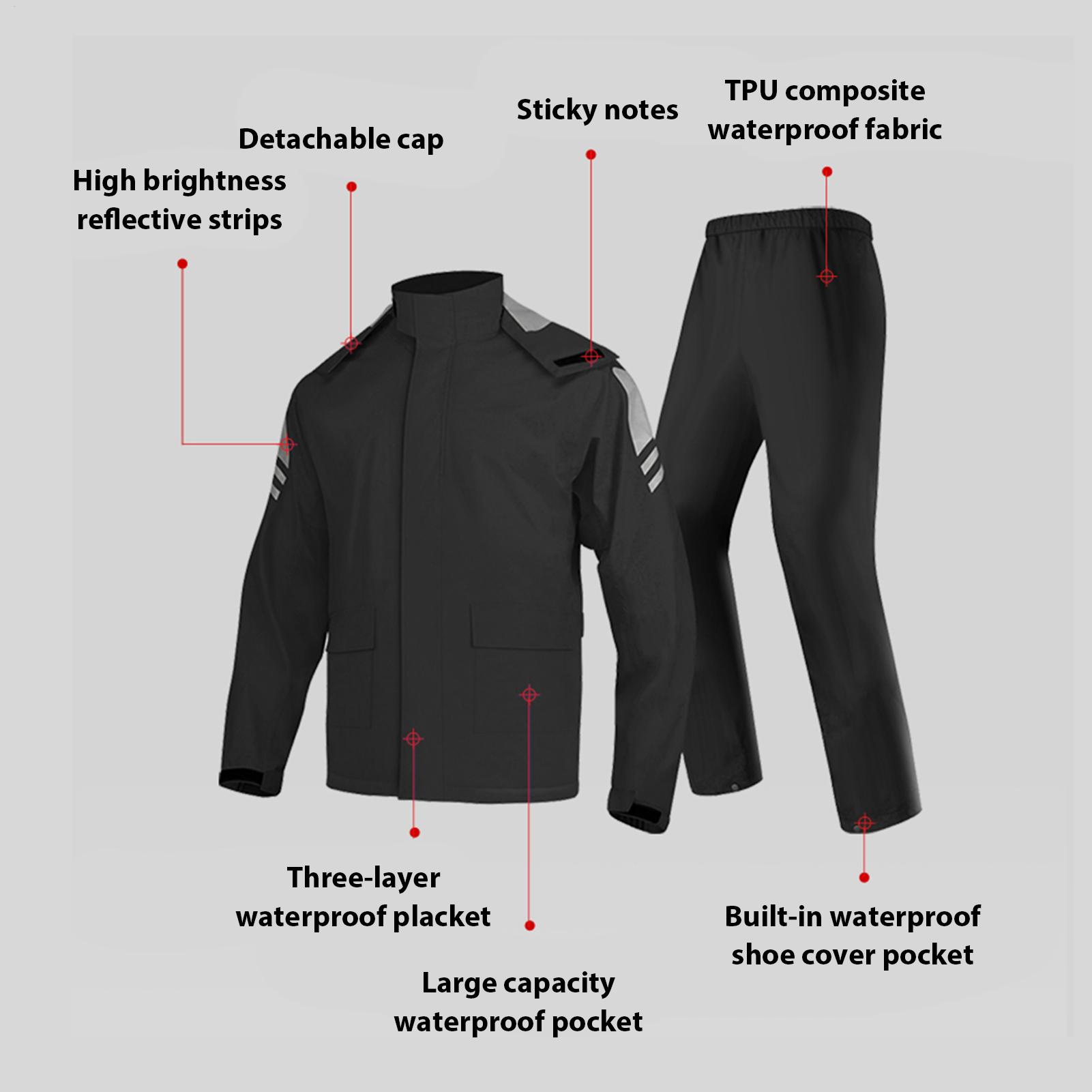 Waterproof Rain Suits for Men  – Fishing Rain Suit Bewertung und Preis