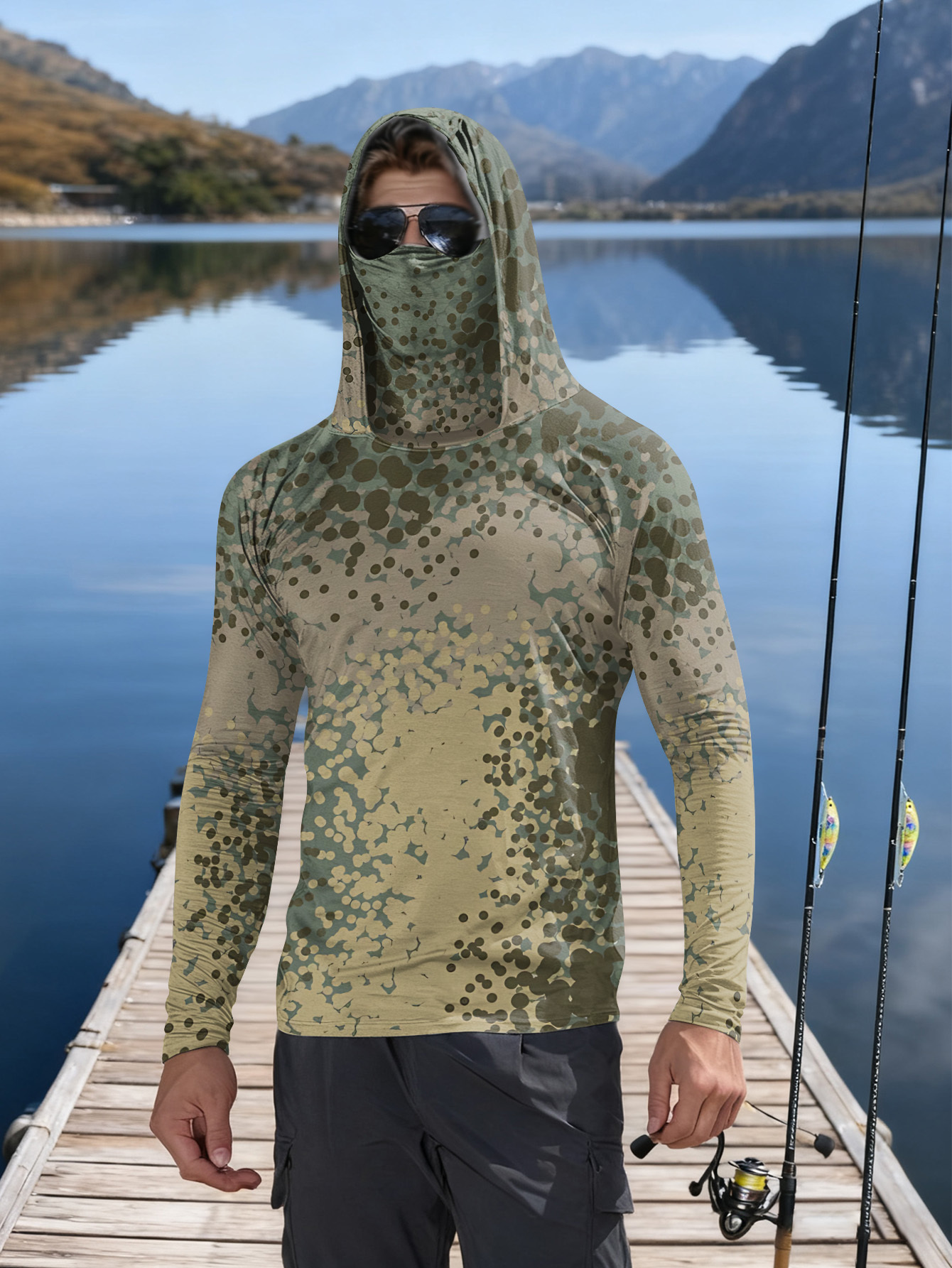 Men's Fishing Hooded Long-Slee – Fishing Hoodie Bewertung und Preis
