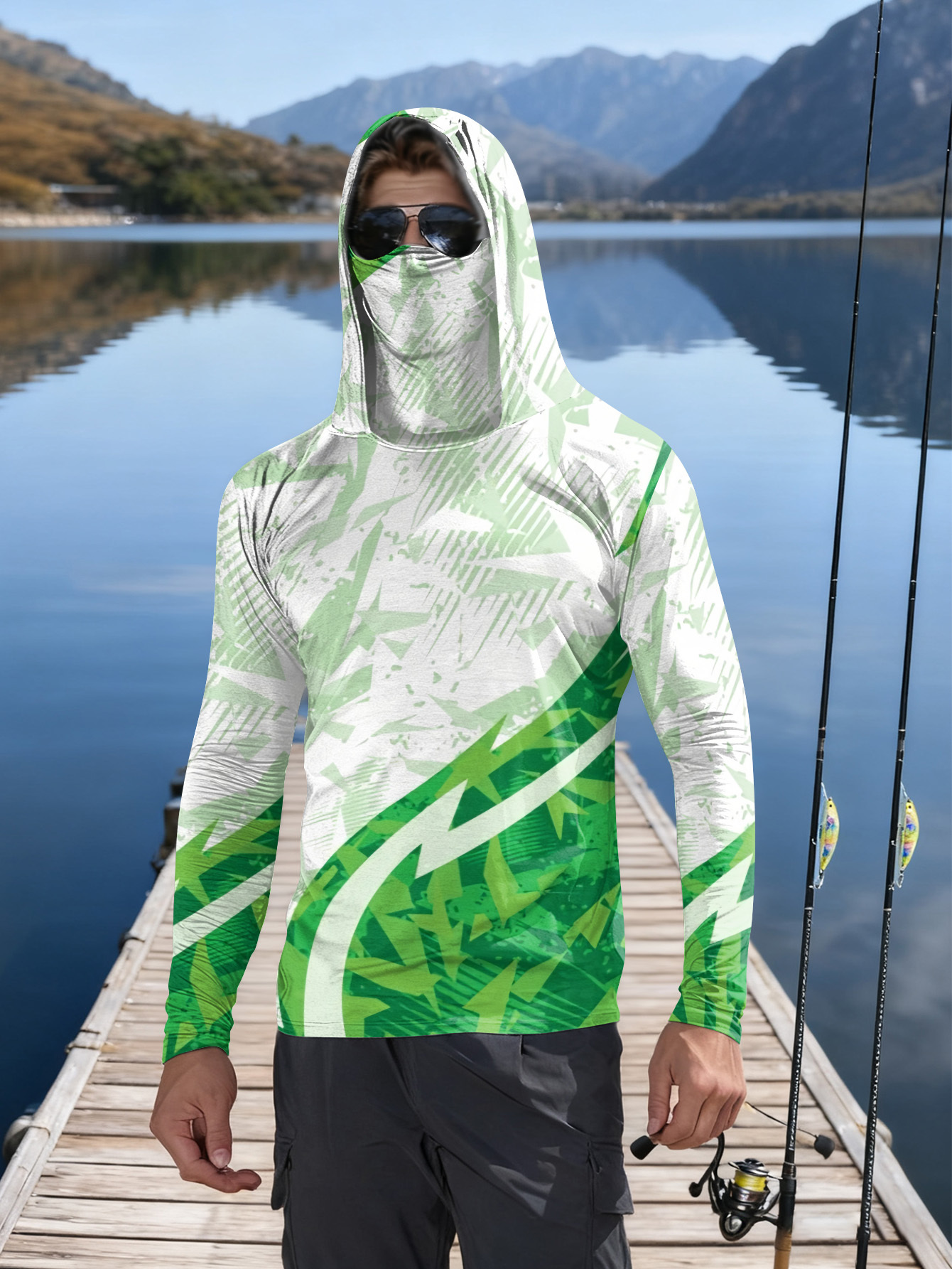 Men's Fishing Hooded Long-Slee – Fishing Hoodie Bewertung und Preis