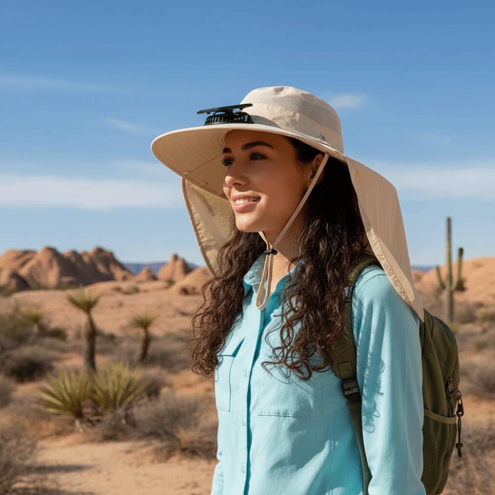 New UPF50+ Solar Fan Hat with  – Fishing Hat Bewertung und Preis