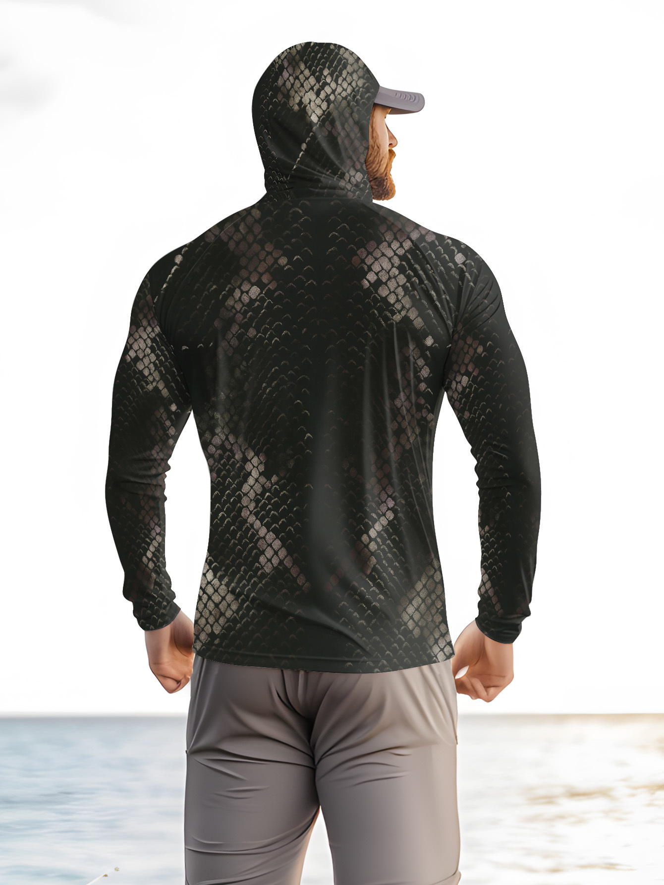 Men's Fishing Hooded Long-Slee – Fishing Shirt Uv Protection Bewertung und Preis