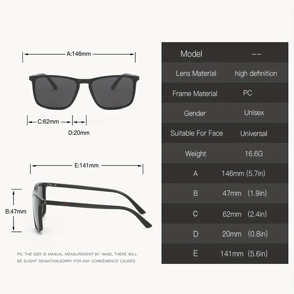 2/3PCS NEW 2025 Square Polariz – Fishing Sunglasses Polarized Bewertung und Preis