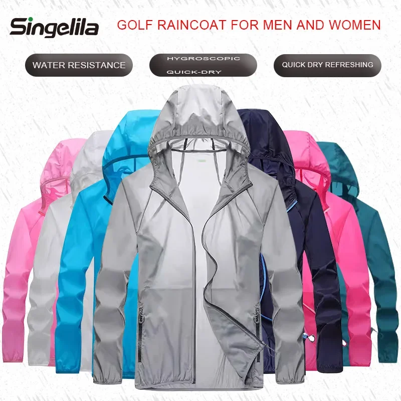 Golf Raincoat Lightweight Jack – Fishing Jacket Waterproof Bewertung und Preis
