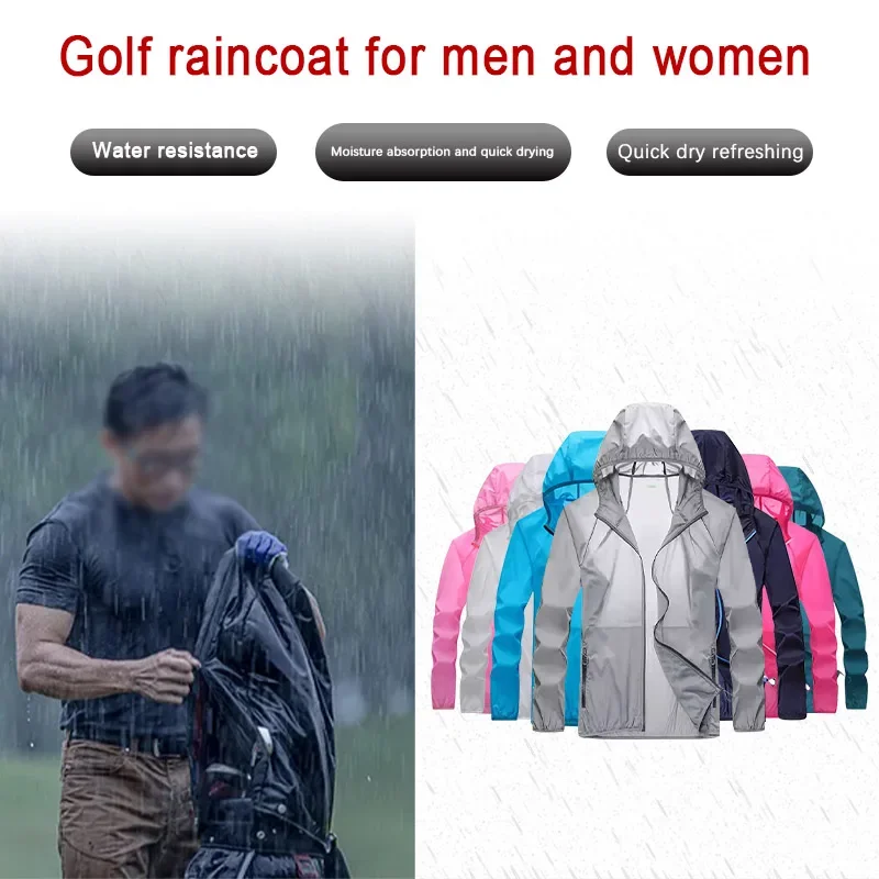 Golf Raincoat Lightweight Jack – Fishing Jacket Waterproof Bewertung und Preis