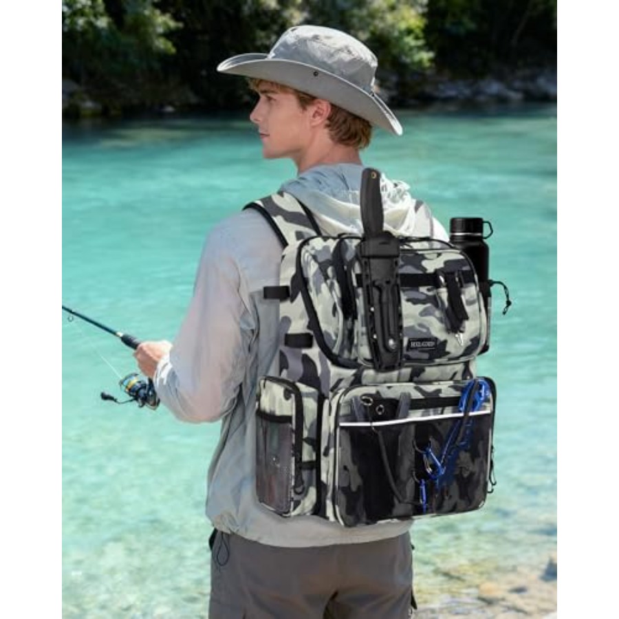 Fishing Backpack with Rod Hold – Fishing Backpack Bewertung und Preis