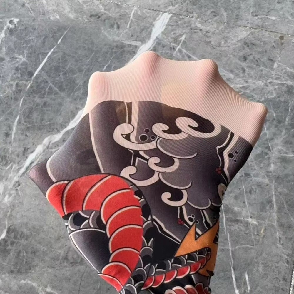 Full Leg Fake Tattoo Socks Pri – Fishing Socks Bewertung und Preis