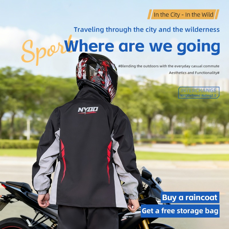 Motorcycle Raincoat Suit Men U – Fishing Jacket Waterproof Bewertung und Preis