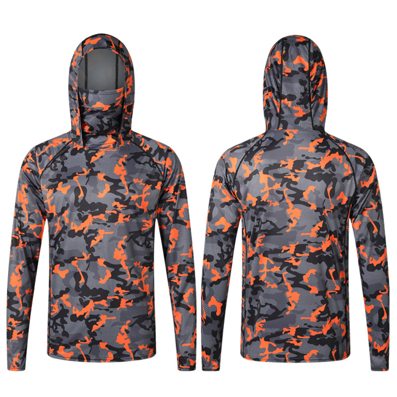 Camouflage Fishing T-shirt wit – Fishing Shirt Uv Protection Bewertung und Preis