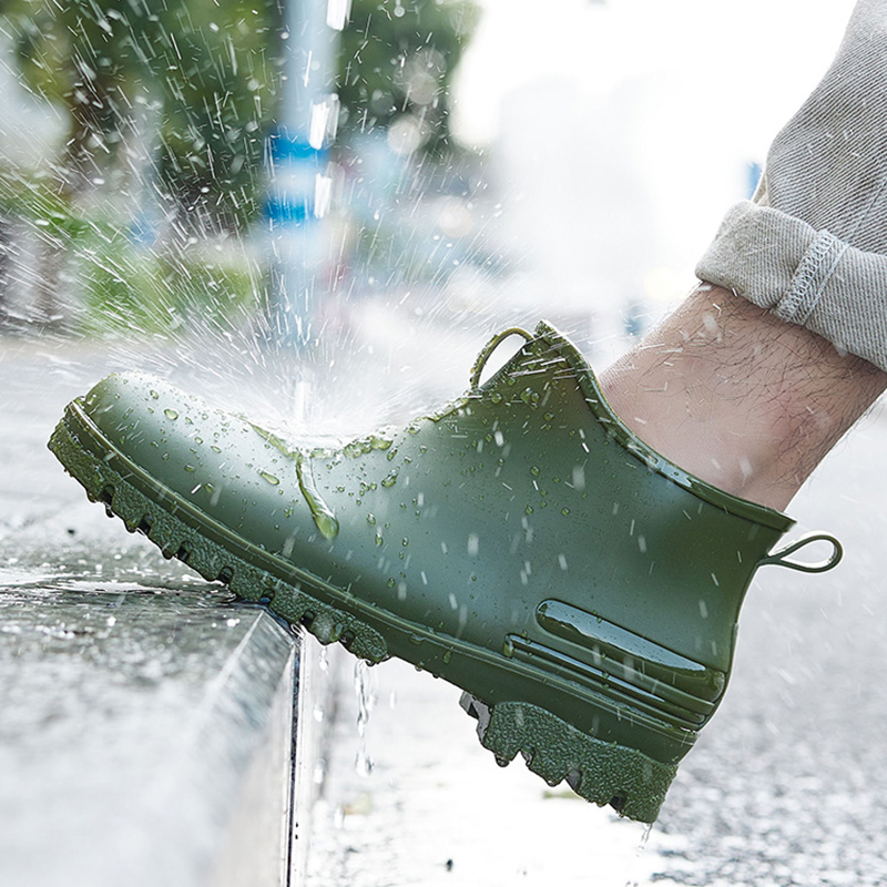 New Fashion Men Rain Boots Pla – Fishing Boots Bewertung und Preis