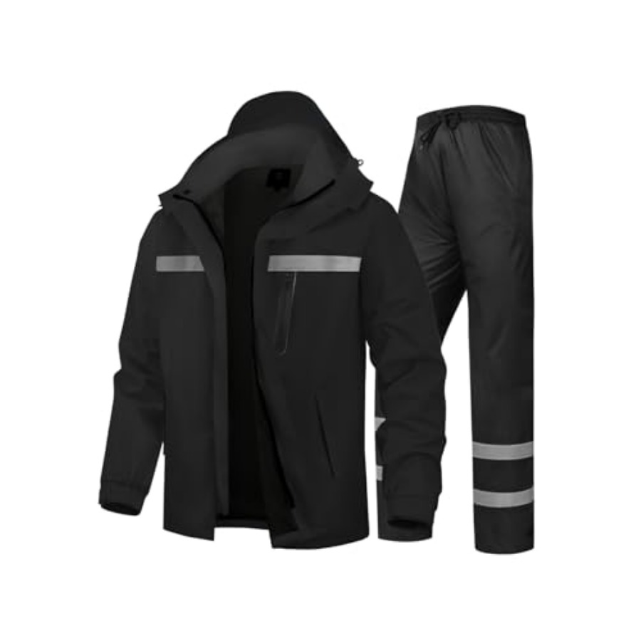 Men's Rain Suit High Visibilit – Fishing Rain Suit Bewertung und Preis