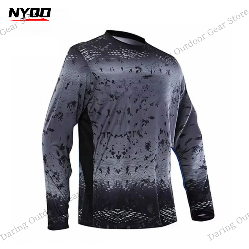 Men's Long Sleeve UPF 50+ Fish – Fishing Shirt Uv Protection Bewertung und Preis