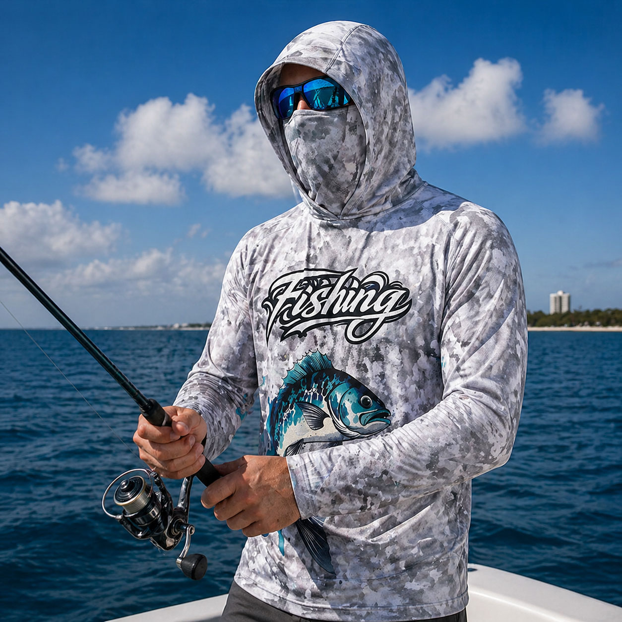 Fishing Shirt Hooded Men Fishi – Fishing Hoodie Bewertung und Preis
