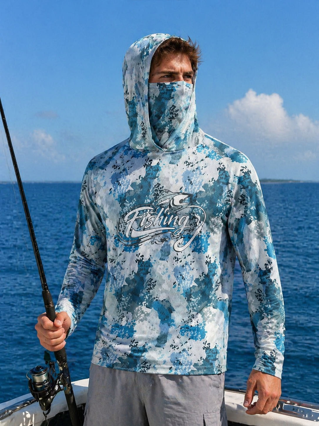 Fishing Shirt Hooded Men Fishi – Fishing Hoodie Bewertung und Preis