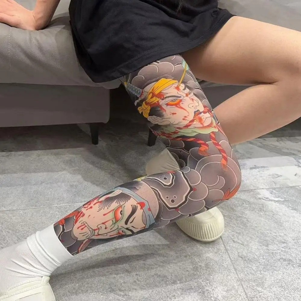 New Full Leg Fake Tattoo Socks – Fishing Socks Bewertung und Preis