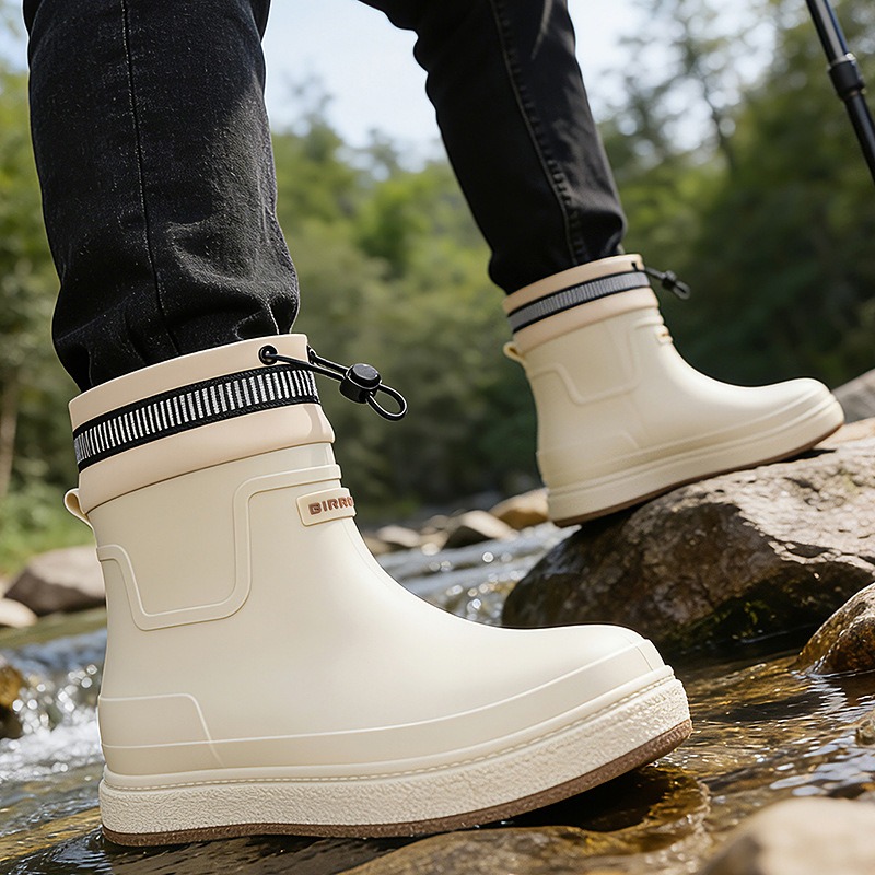 Men Rain Shoes Outdoor Waterpr – Fishing Boots Bewertung und Preis