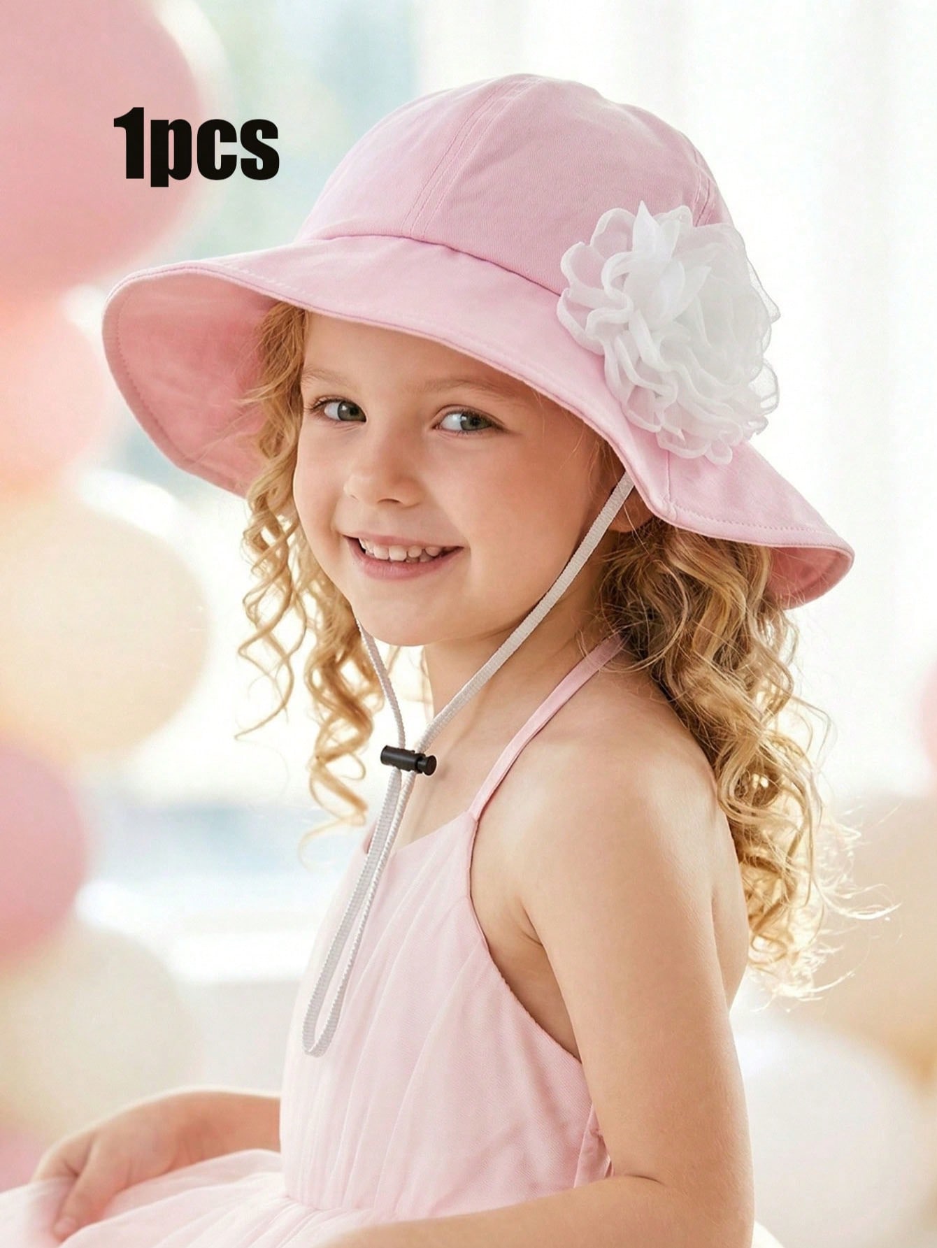 1Pc 3-8Y Girls White Big Flowe – Fishing Hat Bewertung und Preis