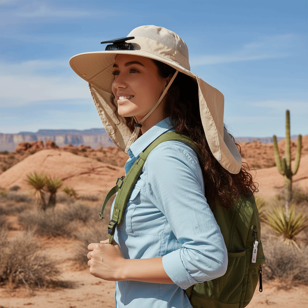 Gift UPF50+ Solar Fan Hat Wate – Fishing Hat Bewertung und Preis