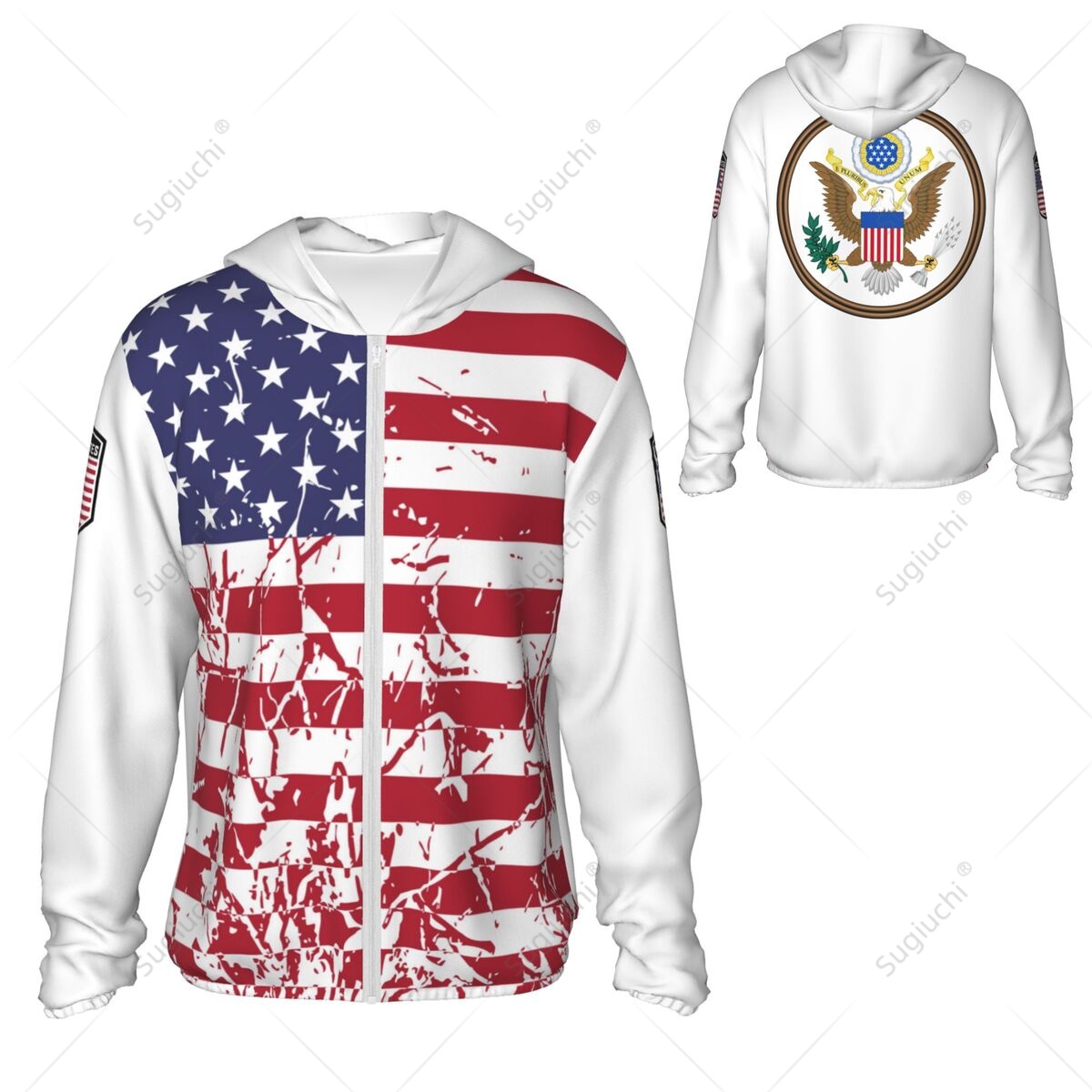 United States Flag Sun Protect – Fishing Hoodie Bewertung und Preis