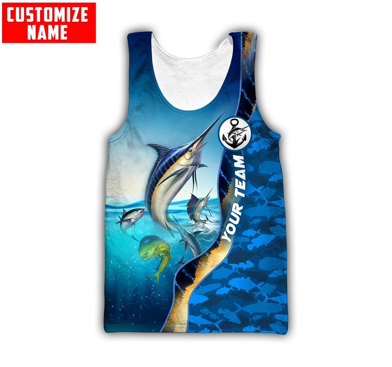Custom name Mahi mahi fishing  – Fishing Vest Bewertung und Preis