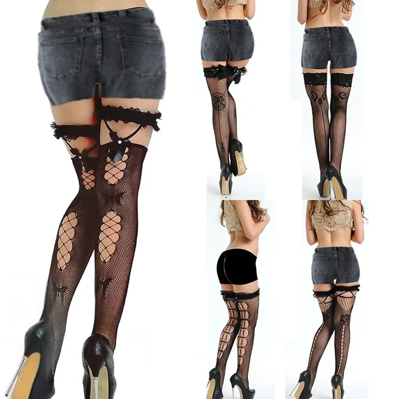 Hollow Out Lace Fish Net Stock – Fishing Socks Bewertung und Preis