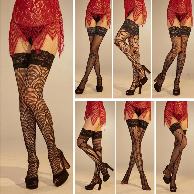 Hollow Out Lace Fish Net Stock – Fishing Socks Bewertung und Preis