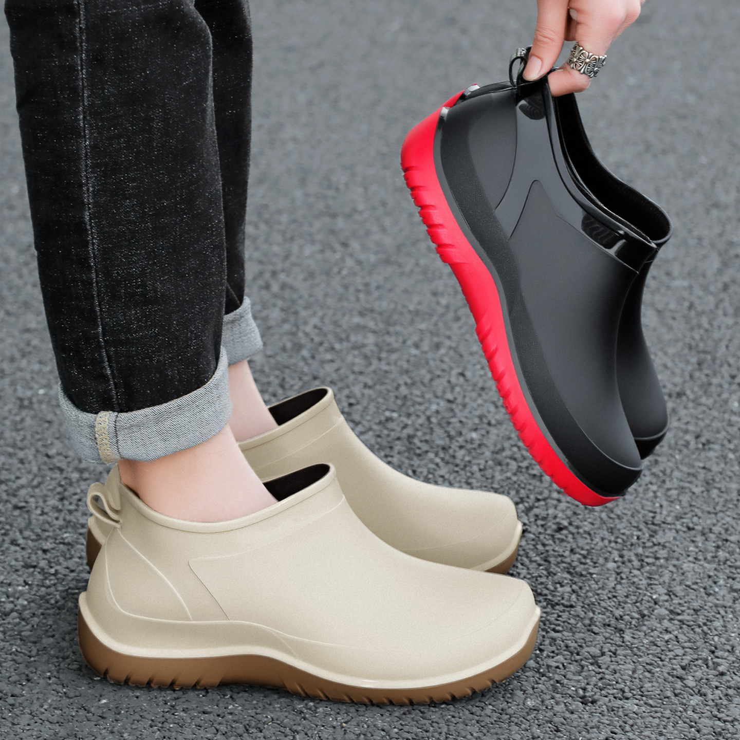 Rain boots Men's Waterproof Sh – Fishing Boots Bewertung und Preis