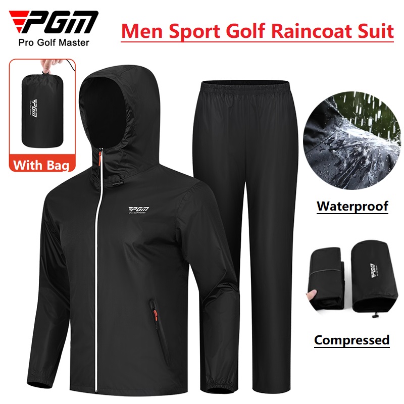 Pgm Men Golf Raincoat Rain Pan – Fishing Rain Suit Bewertung und Preis